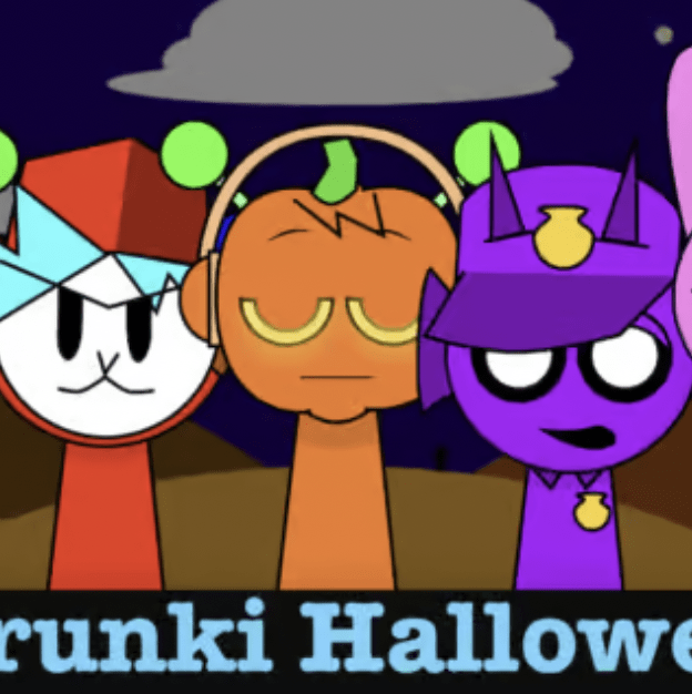 Sprunki Halloween game cover